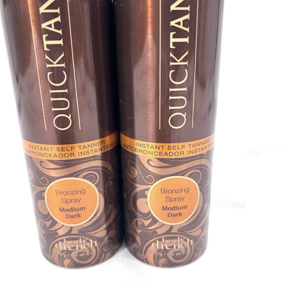 Body Drench Quick Tan Bronzing Spray Medium-Dark 6 Oz - 2 PACK - Picture 2 of 3